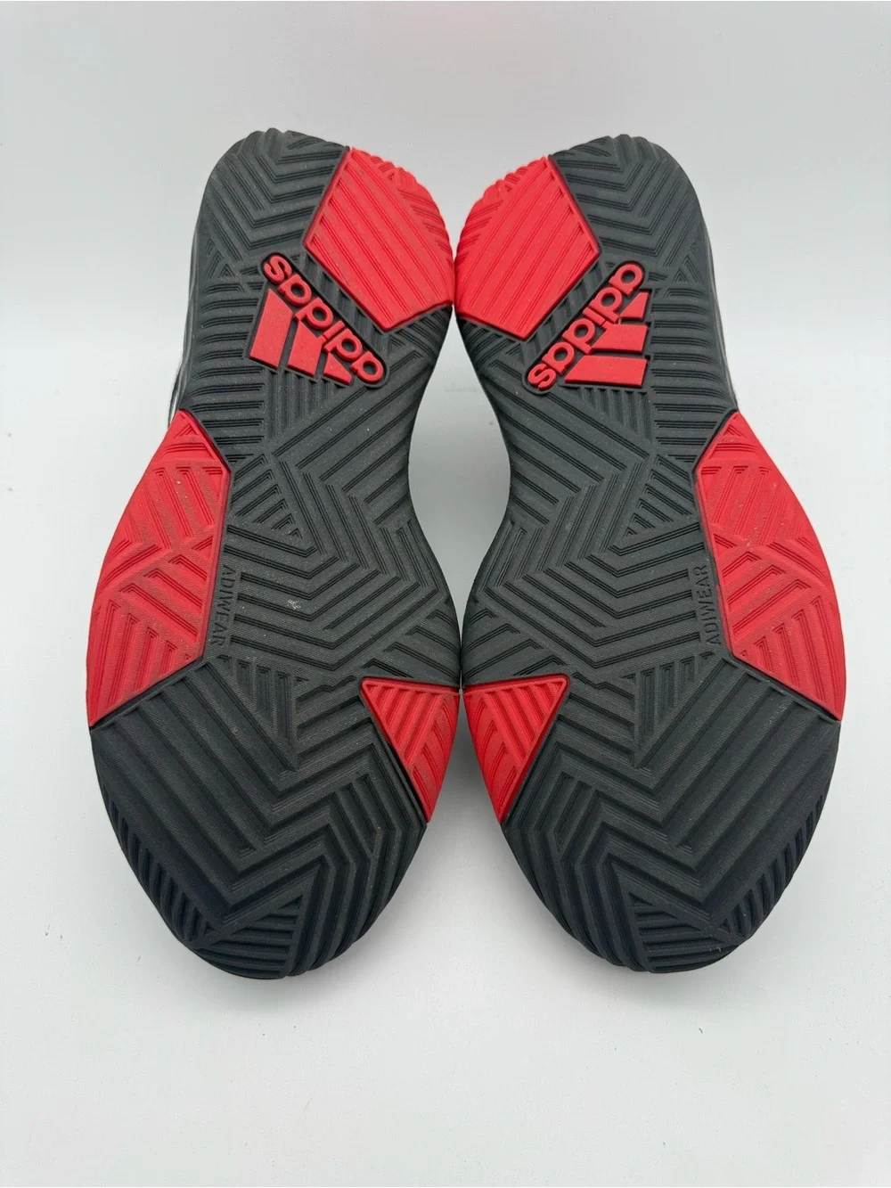 BRAND NEW Adidas Own The Game Black/Red Basketball Sneakers H00471 Sz 10.5 US